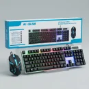 K-518 Combo Gaming USB - Teclado Retroiluminado y Mouse Gamer Ergonómico
