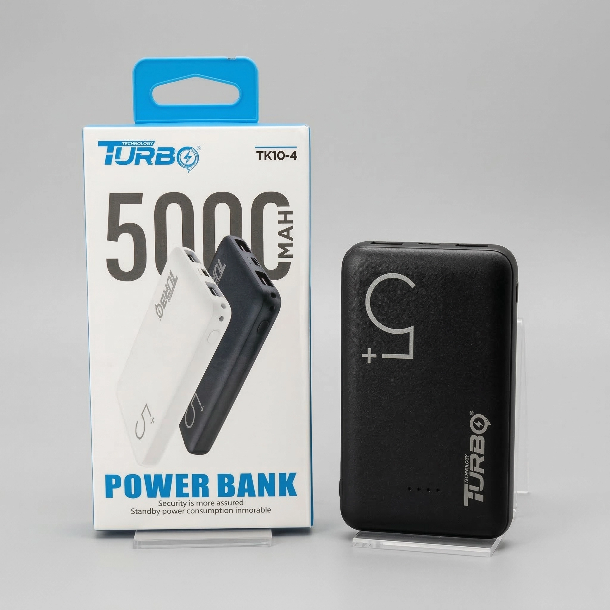 TURBO Power Bank TK10-4 5000mAh Ultra Compacto con Indicador LED